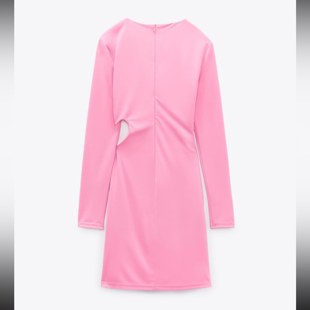 Zara cut out heart pink dress - Picture 10 of 13